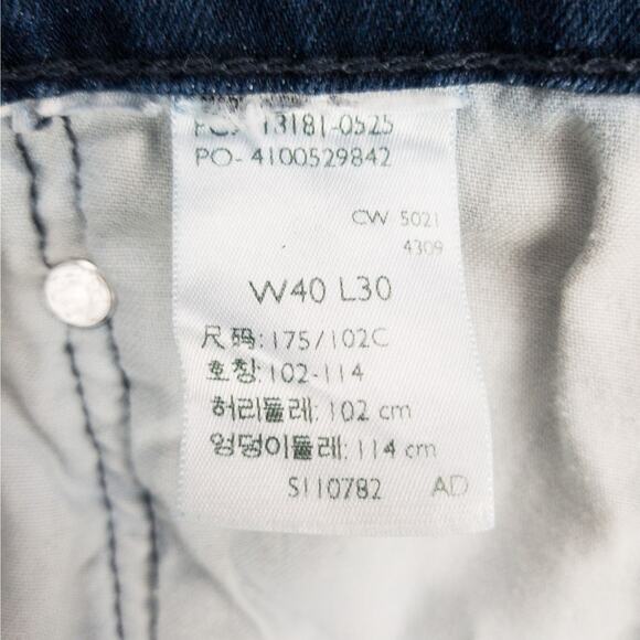 Levi’s 541 Athletic Fit Jeans Men’s 40x30 Tapered Dark Wash Stretch Denim - Picture 7 of 11